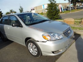 2003 Toyota Corolla LE Silver 1.8L AT #Z24564